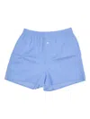 La Rose Elasticated-waist Shorts In Blue