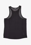 La Rose Essential Mesh Tank Top In Black