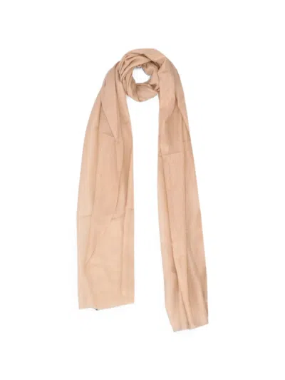 La Rose Fine-knit Scarf In Neutral