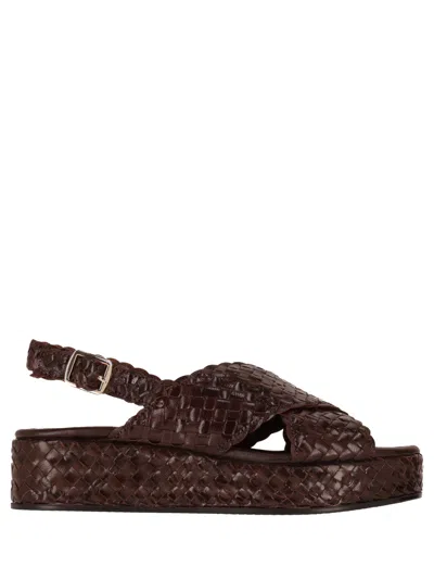 La Rose Forli Trenzado Plato Unicolor In Brown