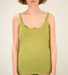 La Rose Tank Green In Green
