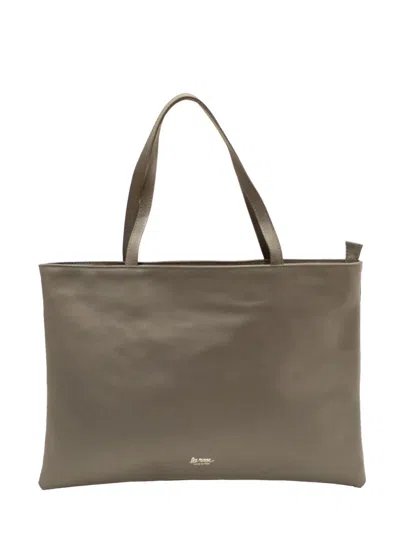 La Rose Grey Logo Tote Bag