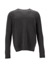 La Rose H-neck Sweater Long Sleeves In Gray