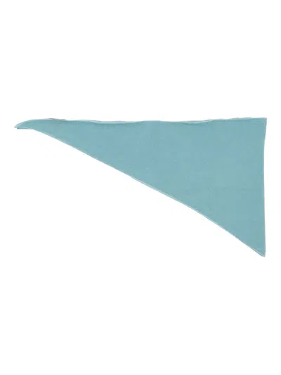 La Rose Kefia Cashmere Scarf In Blue