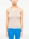 La Rose Knit Tank Top In Neutral