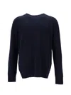 La Rose Navy Blue Regular Sweaters In Blue