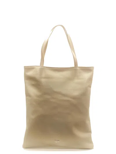 La Rose 皮革托特包 象牙色 In Ivory