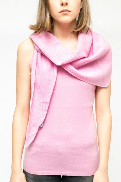 La Rose Kefia Cashmere Lolita In Pink