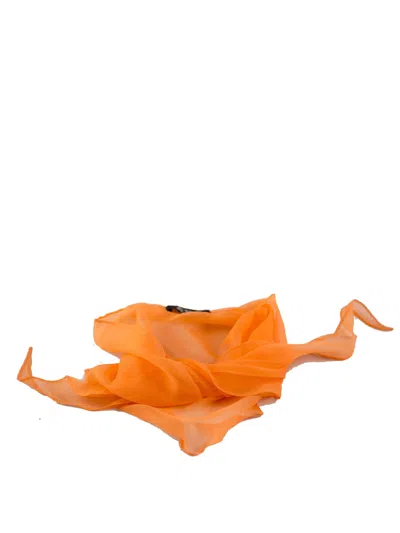 La Rose Kefia Scarf In Orange