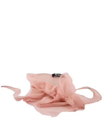 La Rose Kefia Scarf In Pink