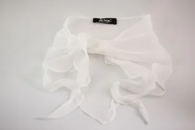 La Rose Kefia Scarf In White