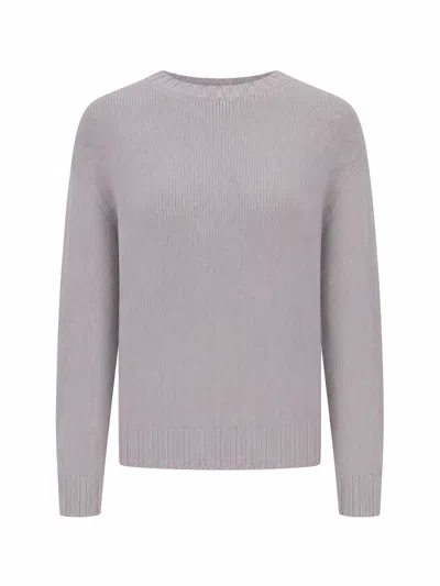 La Rose R Neck In Gray