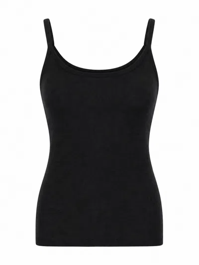 La Rose Tank Black