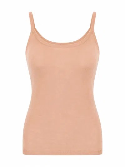 La Rose Tank Cash/silk Light Pink