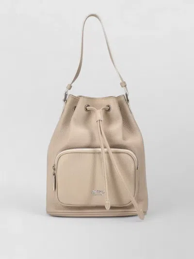 La Rose Large Textured Crossbody Bag Top Handle In Neutral
