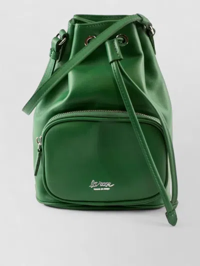 La Rose Leather Crossbody Satchel Bag Adjustable Strap