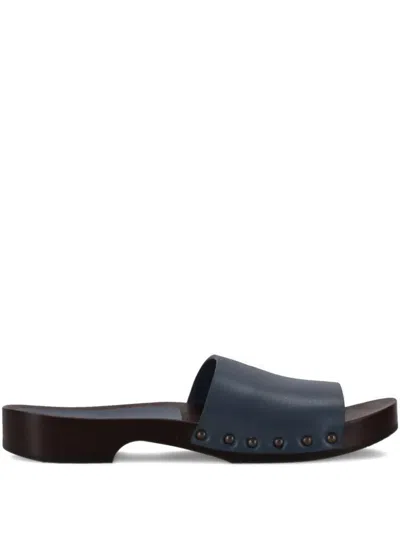 LA ROSE LEATHER SANDALS