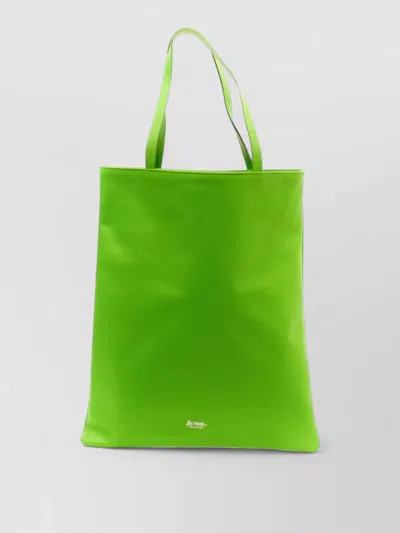 La Rose Leather Tote Bag Long Handles