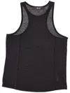 La Rose Light Jersey Cotton Cropped Tank Top In Black