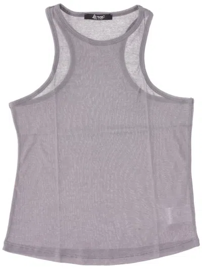 LA ROSE LA ROSE LIGHT JERSEY COTTON CROPPED TANK TOP