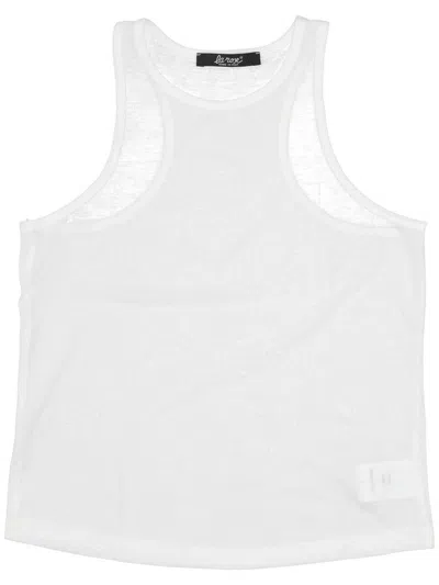 LA ROSE LA ROSE LIGHT JERSEY COTTON CROPPED TANK TOP