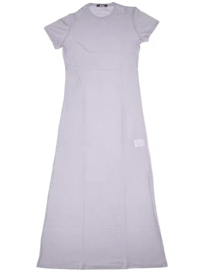 La Rose Light Jersey Dress In Gray