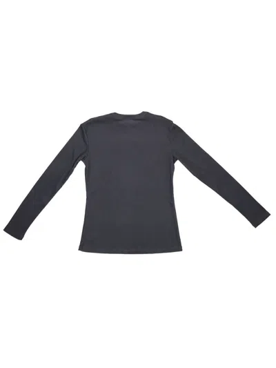 LA ROSE LA ROSE LONG SLEEVE RIBBED T-SHIRT