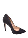 La Rose 100 Lurex Pointed Pumps In Black