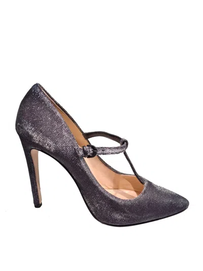 La Rose Lurex Pointed Pumps In Multi