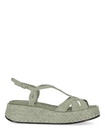 LA ROSE LA ROSE MAUI PLATFORM WOODEN SANDAL