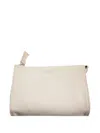 La Rose Minimal Leather Make-up Bag In Purple