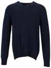 La Rose Navy Blue Regular Sweaters In Navy Blue