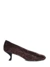 La Rose 50mm Crystal-embellished Pumps In Brown