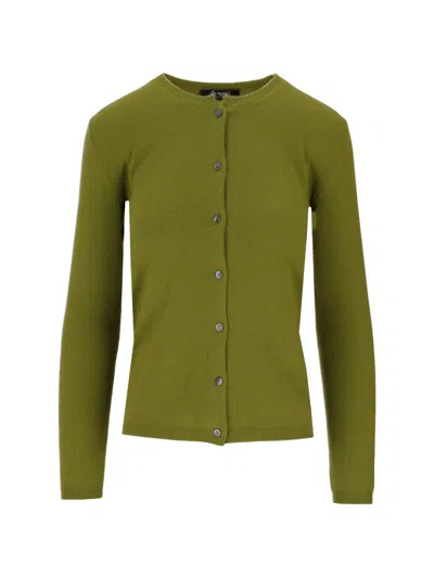 La Rose Round-neck Cardigan In Multi