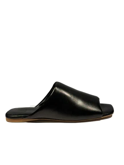 LA ROSE LA ROSE SABOT NAPPA BLACK