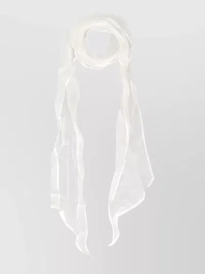 La Rose Scarf In White