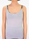 La Rose Scoop-neck Tank Top In Blue