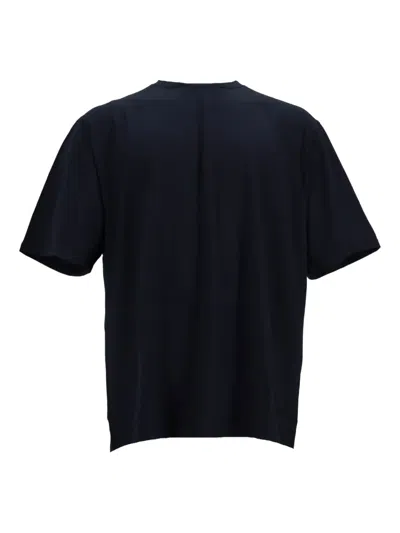 La Rose Mens T Shirt Short Sleeves Plain Design In Blue
