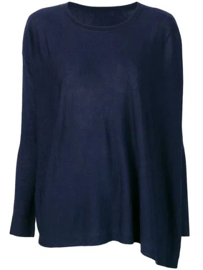 La Rose Sottomettimi Fine Knit Sweater In Blue