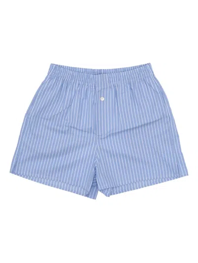 LA ROSE STRIPED LOUNGEWEAR SHORTS