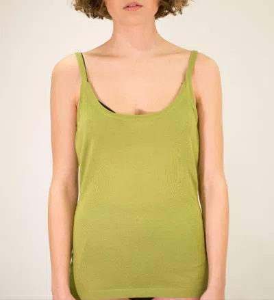 LA ROSE LA ROSE TANK GREEN