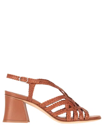 La Rose Turin Trenzado In Brown
