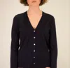 La Rose Cardigan Cashmere Nero