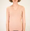 La Rose Tank Cash/silk Light Pink