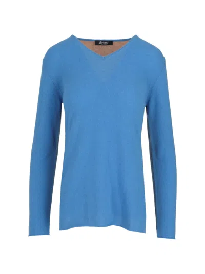 La Rose V-neck Sweater In Multi