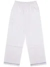 La Rose Signature Pajama Pants In White
