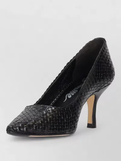 La Rose Wooden Pumps In Black