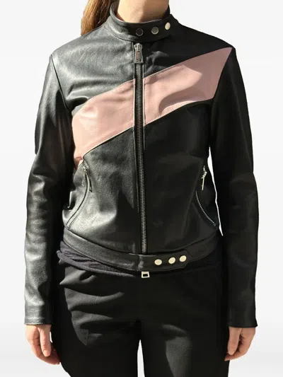 LA ROSE ZIP LEATHER JACKET