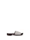 La Rose Zoccoli Pelle In Black
