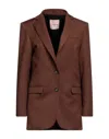 La Semaine Paris Suit Jackets In Brown